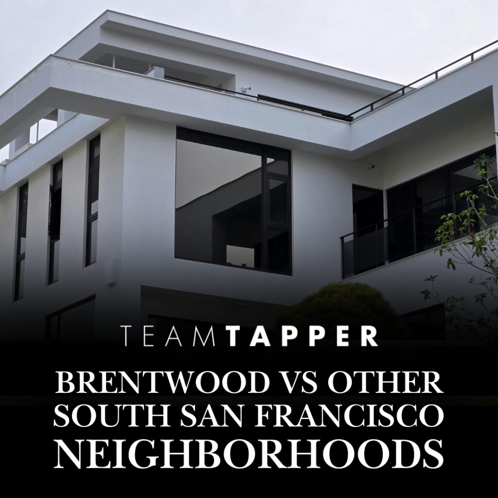Brentwood vs Other South San Francisco Neighborhoods