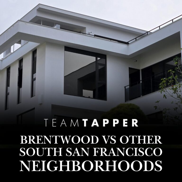 Brentwood vs Other South San Francisco Neighborhoods